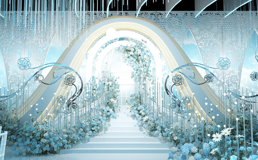 兴山釡香烙馍村水晶厅效果展示